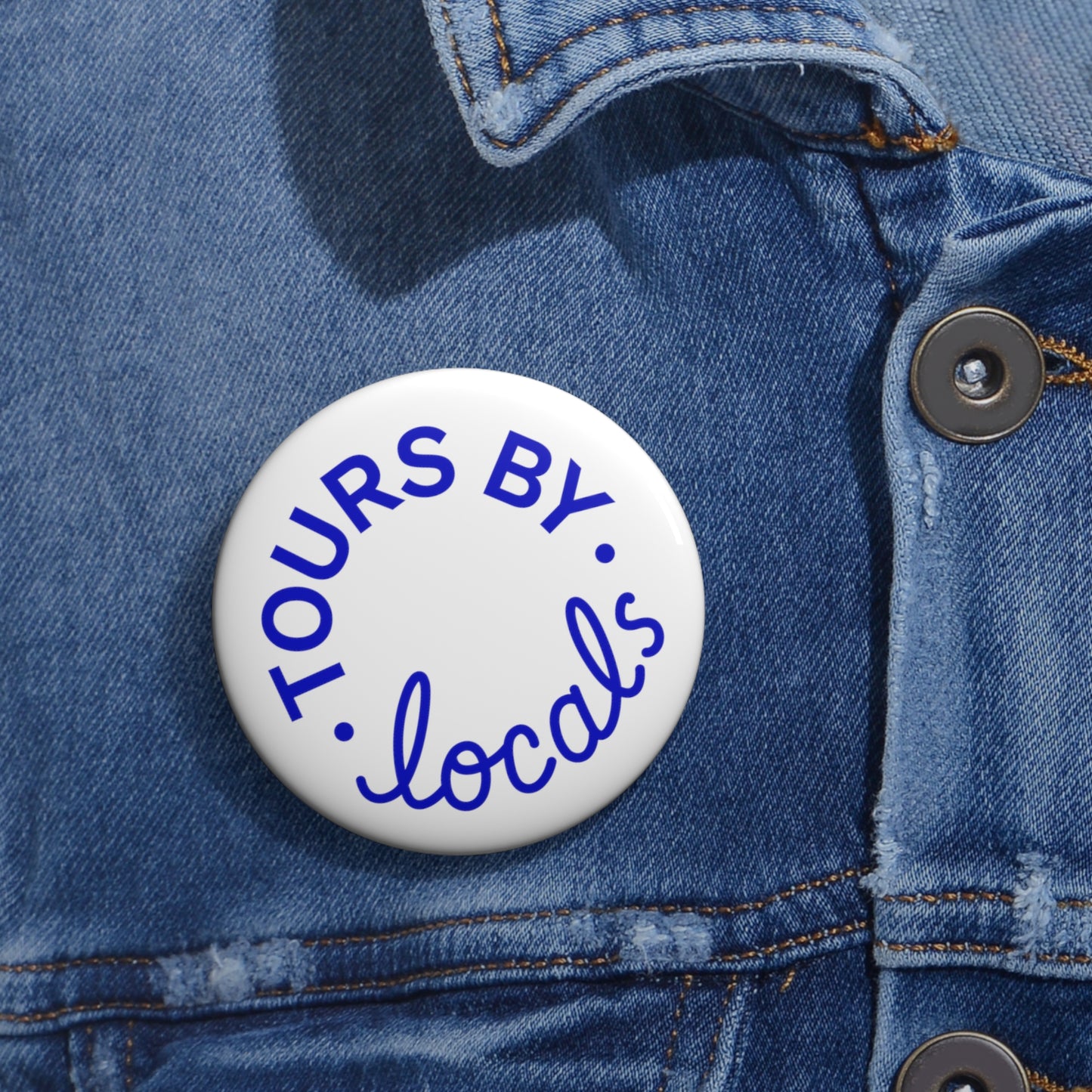 Pin Buttons - White
