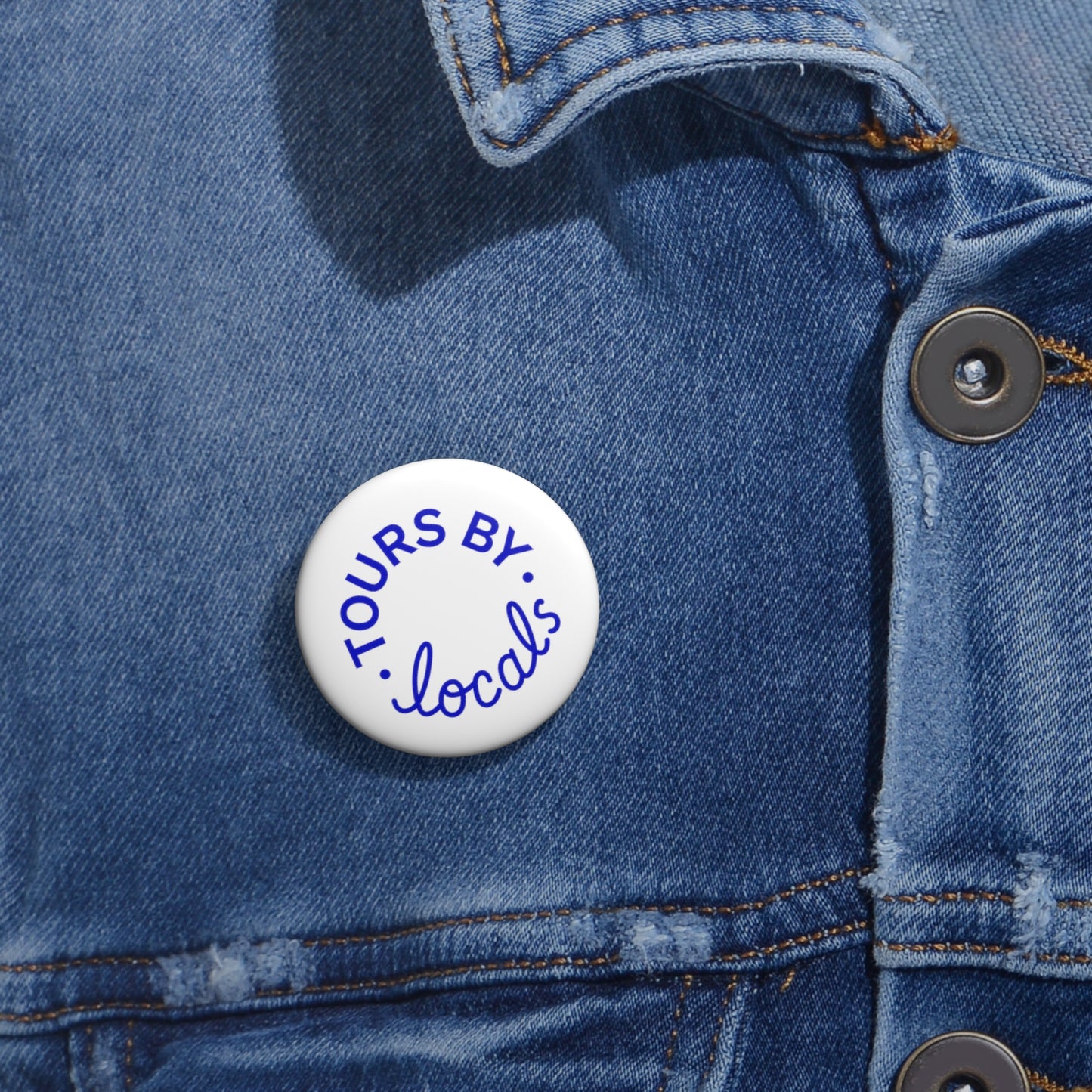 Pin Buttons - White