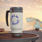Stainless Steel Travel Mug with Handle