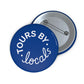 Pin Buttons - Blue