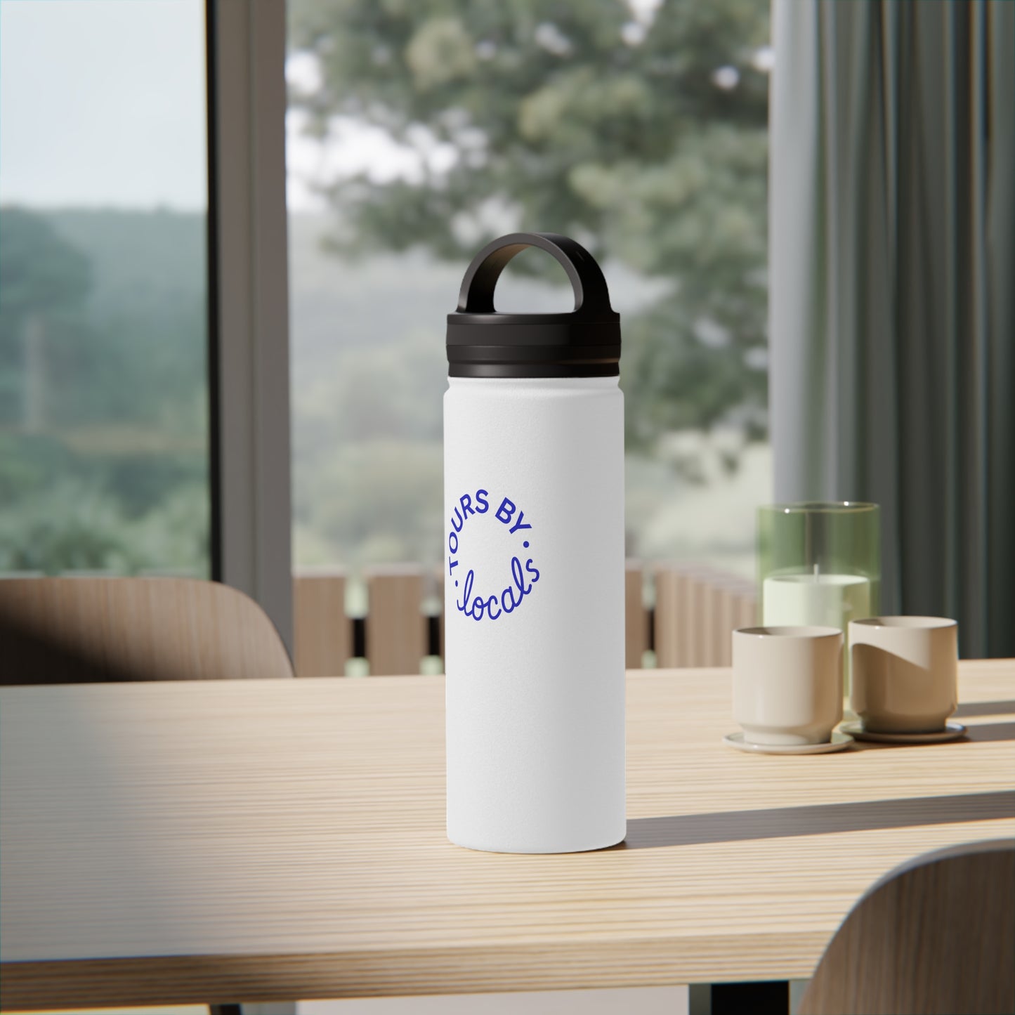 Stainless Steel Water Bottle, Twist-on Lid