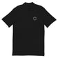 Unisex pique polo shirt - Black