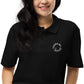 Unisex pique polo shirt - Black