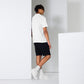 Unisex pique polo shirt - White