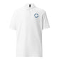 Unisex pique polo shirt - White