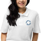Unisex pique polo shirt - White
