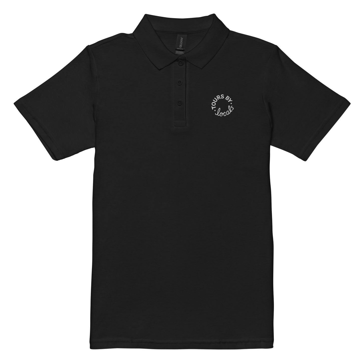 Women’s pique polo shirt - Black
