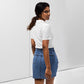 Women’s pique polo shirt - White
