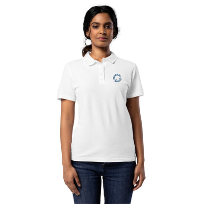 Women’s pique polo shirt - White