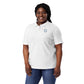 Women’s pique polo shirt - White