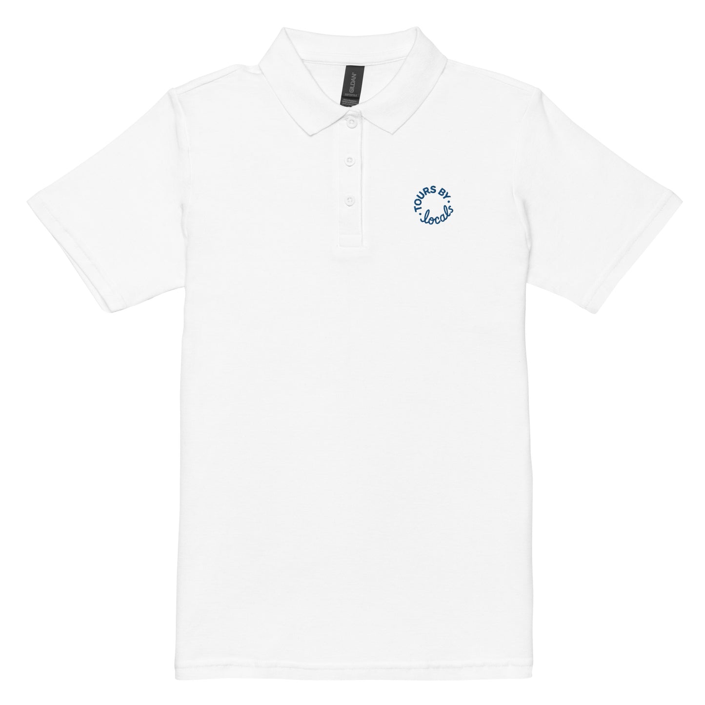 Women’s pique polo shirt - White