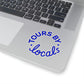 Blue Kiss-Cut Stickers