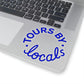 Blue Kiss-Cut Stickers